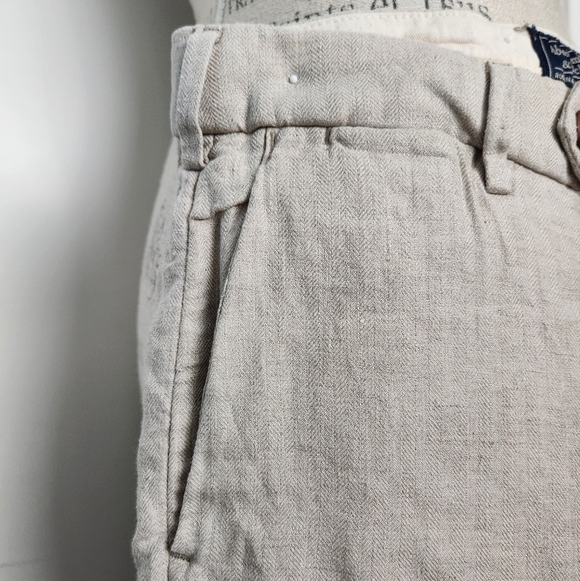 Athletic Slim linen chinos - Picture 4 of 13